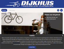 Tablet Screenshot of dijkhuistweewielers.nl